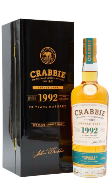 Crabbie - Single Cask Speyside Single Malt Scotch 1992 28 year old Whisky