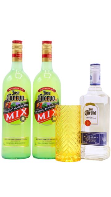 Jose Cuervo - Especial Silver Tequila (Includes Margarita Mix & Highball Glasses)