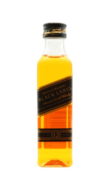 Johnnie Walker - Black Label Blended Scotch 12 year old Whisky Miniature