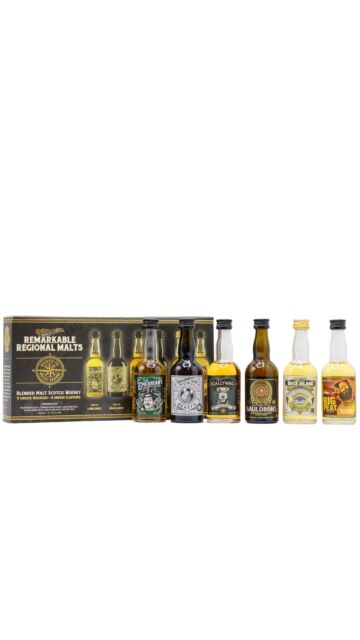 Remarkable Regional Malts - Blended Scotch Whisky Miniature Gift Pack