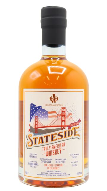 Heaven Hill - Heroes & Heretics - Stateside - Single Cask #152732 2009 11 year old Whiskey