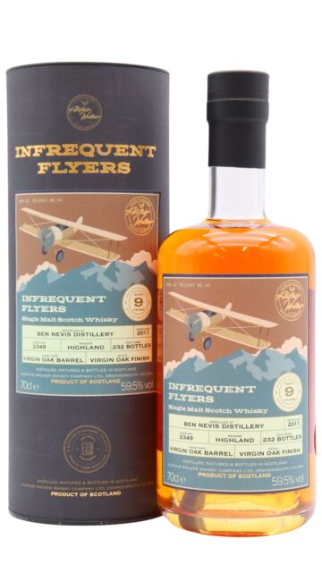 Ben Nevis - Infrequent Flyers Single Virgin Oak Cask #2349 2011 9 year old Whisky