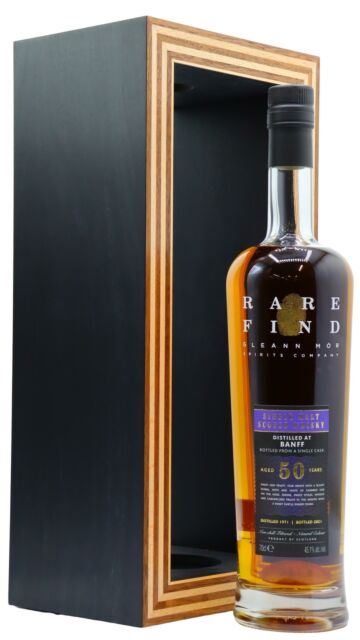 Banff (silent) - Gleann Mor Rare Find Single Cask 1971 50 year old Whisky