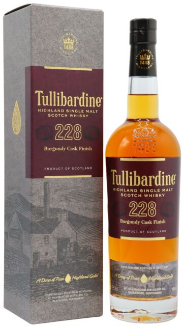 Tullibardine -  228 Burgundy Cask Finish Highland Single Malt Scotch Whisky
