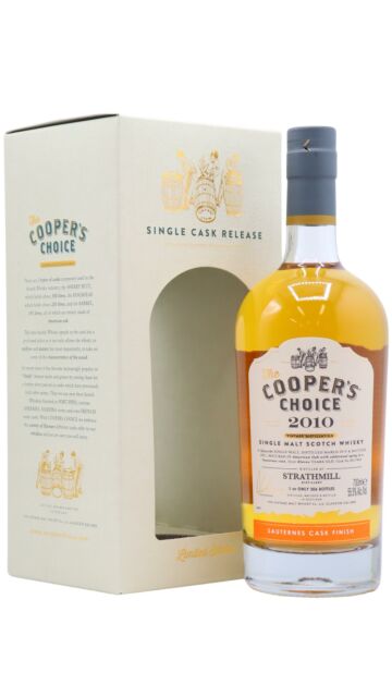 Strathmill - Cooper's Choice - Single Sauternes Cask #8017063 2010 11 year old Whisky