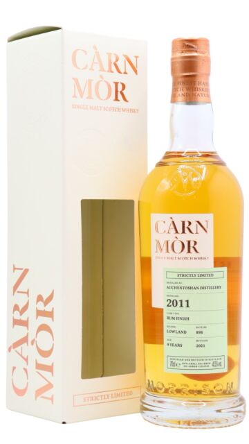 Auchentoshan - Carn Mor Strictly Limited Rum Cask Finish Single Malt Scotch 2011 9 year old Whisky