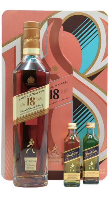 Johnnie Walker - Blended Scotch 18 year old Whisky Gift Pack