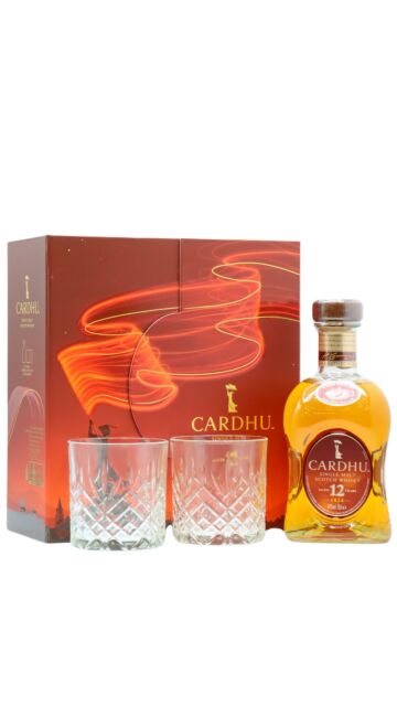 Cardhu - Speyside Single Malt Scotch 12 year old Whisky Glass Pack