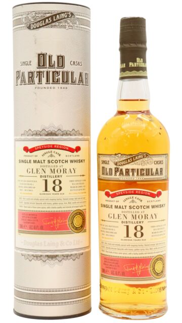 Glen Moray - Old Particular Single Cask #15061 2003 18 year old Whisky