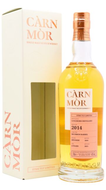 Longmorn - Carn Mor Strictly Limited Bourbon Cask Finish Single Malt Scotch 2014 6 year old Whisky