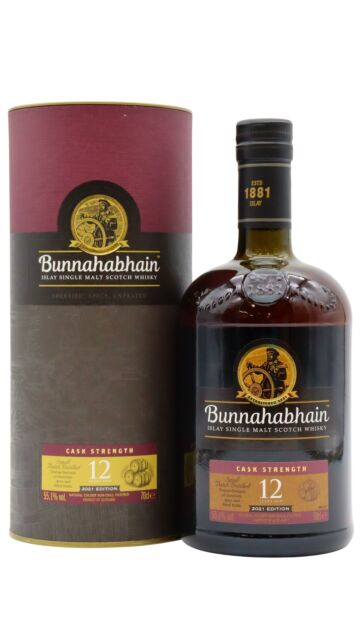 Bunnahabhain - Cask Strength 2021 Edition Islay Single Malt Scotch 12 year old Whisky