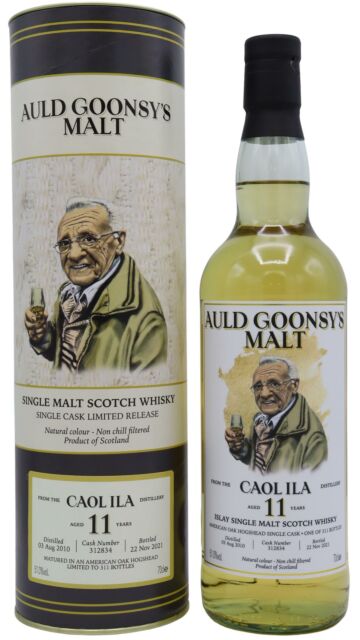 Caol Ila - Auld Goonsy's Single Cask #312834 2010 11 year old Whisky
