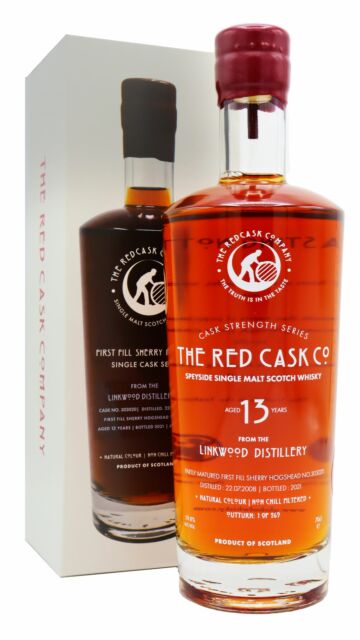 Linkwood - Red Cask Co. - Single Sherry Cask #303020 2008 13 year old Whisky