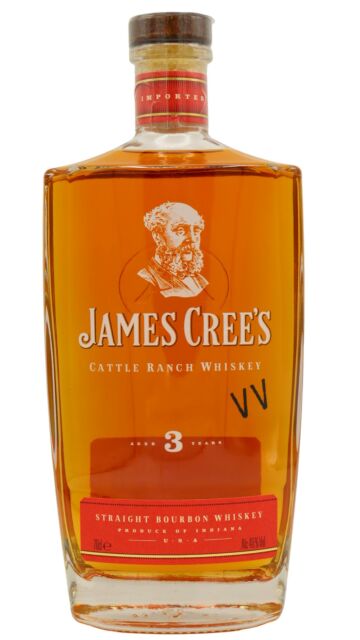 James Cree's - Indiana Straight Bourbon 3 year old Whiskey