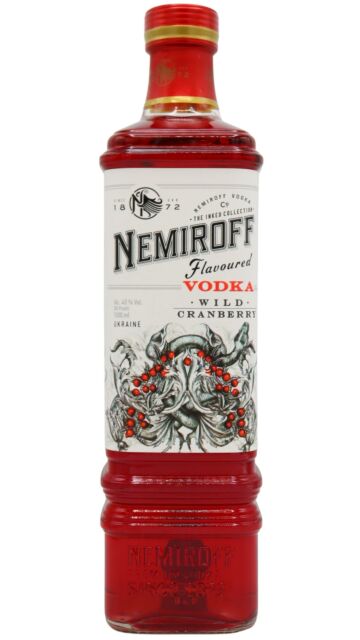 Nemiroff - The Inked Collection - Wild Cranberry Ukrainian Vodka (1 Litre)