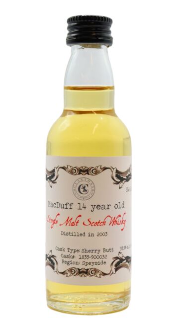 Macduff - Claxton's - Single Cask #1835-900032 2003 14 year old Whisky Miniature