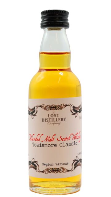 Towiemore - Lost Distillery Company - Classic Blended Scotch Whisky Miniature