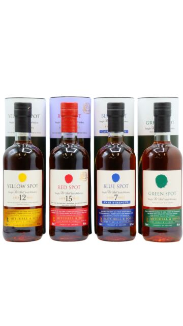 Irish Spot - Blue, Red, Green & Yellow Irish Whiskey Bundle