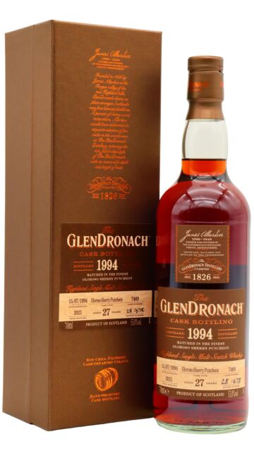 Glendronach - Batch 19 Single Oloroso Sherry Cask #7469 1994 27 year old Whisky