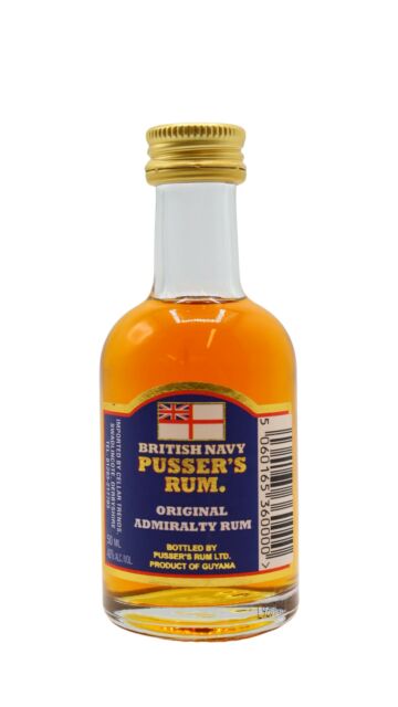 Pusser's - Blue Label Rum Miniature