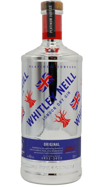 Whitley Neill - Queen Elizabeth II 2022 Platinum Jubilee Gin (1 Litre)