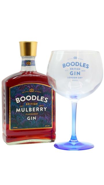 Boodles - British Mulberry Flavoured Gin (Includes Copa Glass)