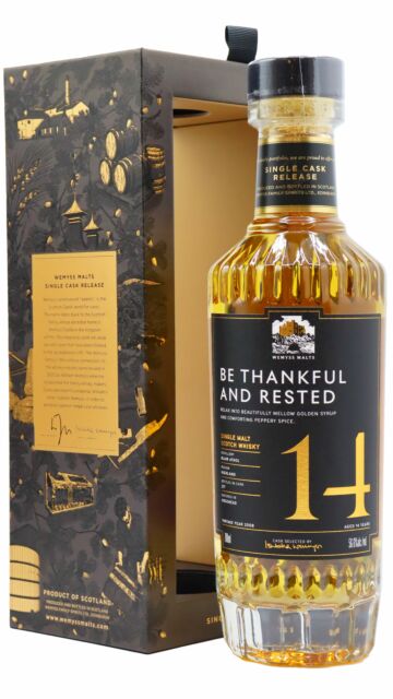 Blair Athol - Wemyss Malts - Be Thankful And Rested Single Cask 2008 14 year old Whisky