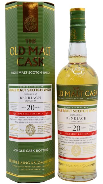 Benriach - Old Malt Cask - Single Cask #19523 2001 20 year old Whisky