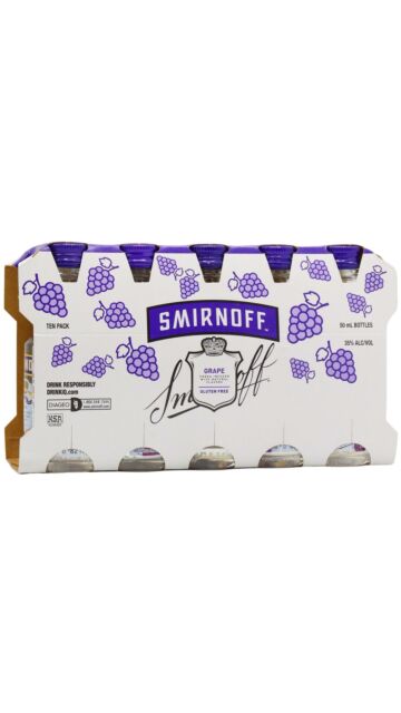 Smirnoff - Grape Vodka Miniatures (10 x 5cl)