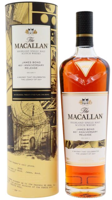 The Macallan - James Bond 60th Anniversary Release - Decade V Single Malt Scotch Whisky