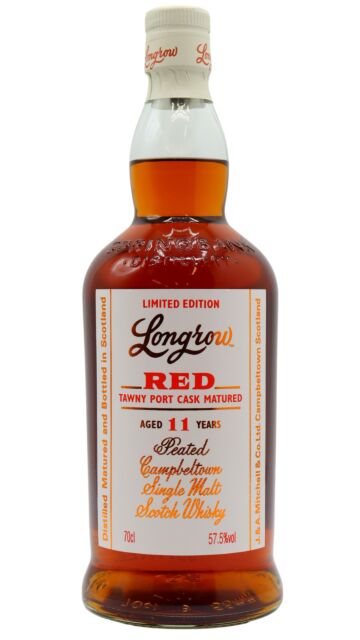 Longrow - 2022 Release Red Tawny Port Cask Matured Campbeltown Single Malt Scotch 11 year old Whisky