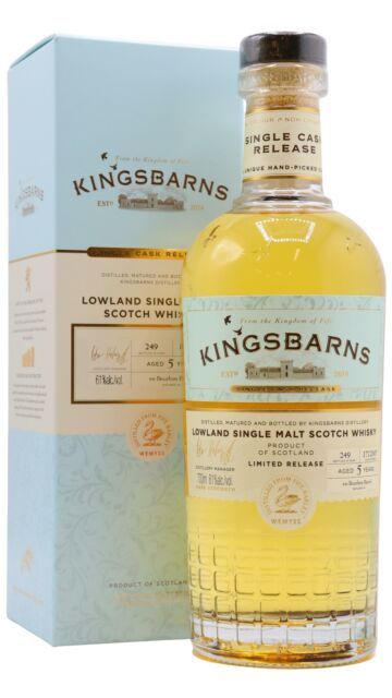Kingsbarns - Single Cask #1510110 7 year old Whisky 70cl 46% ABV