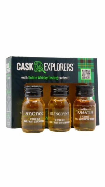 Cask Explorers - Highland Single Malt Scotch Whisky Tasting Set