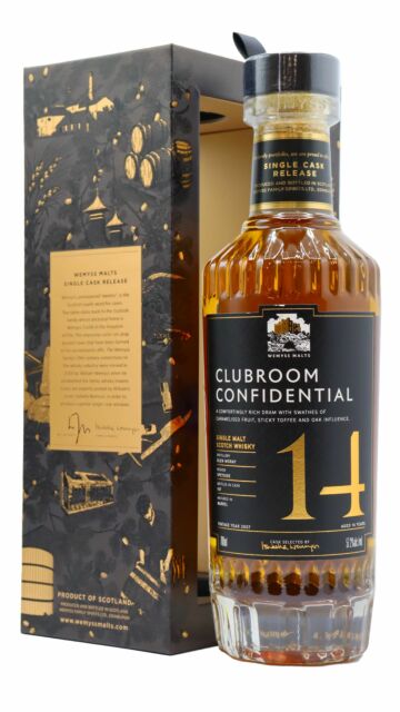 Glen Moray - Wemyss Malts - Clubroom Confidential Single Cask 2007 14 year old Whisky