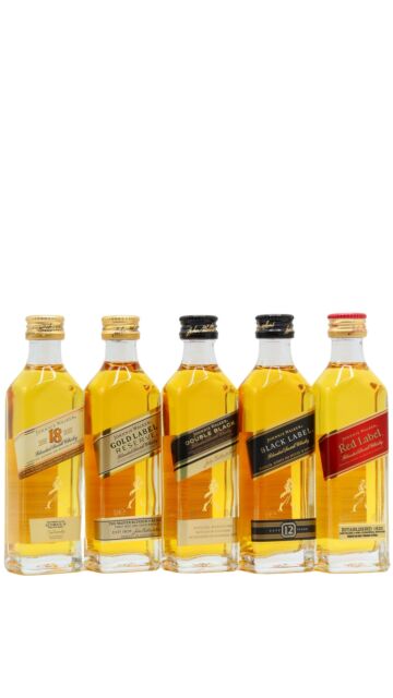 Johnnie Walker - Blended Scotch Whisky Miniatures (5 x 5cl)