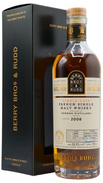 Glann ar Mor - Kornog - Berry Bros & Rudd - Single Cask #12107 2006 16 year old Whisky