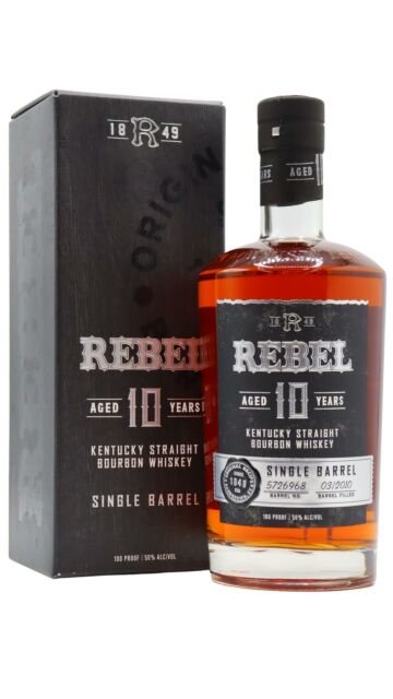 Rebel - Single Barrel Bourbon 2010 10 year old Whiskey