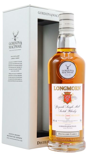 Longmorn - Gordon & MacPhail Distillery Labels Single Malt Scotch 2008 14 year old Whisky