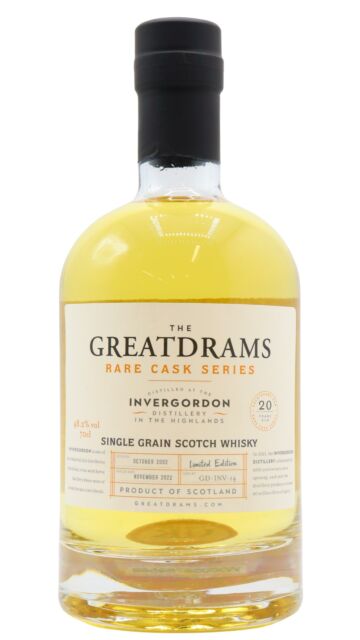 Invergordon - Great Drams Rare Cask Series 2002 20 year old Whisky
