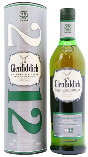 Glenfiddich - Millennium Vintage Single Malt Scotch 2000 12 year old Whisky