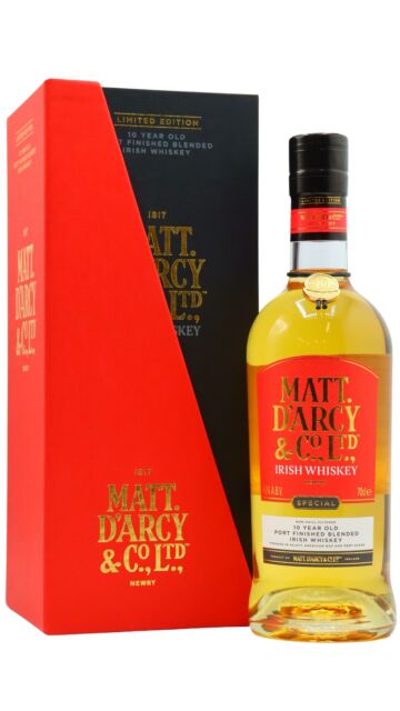 Matt D'Arcy & Co. - Blended Irish 10 year old Whiskey
