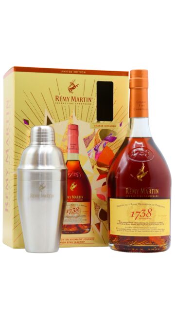 Remy Martin - 1738 Accord Royal Cognac Cocktail Shaker Gift Pack