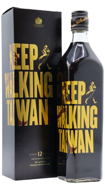 Johnnie Walker - Black Label Keep Walking Taiwan Edition Blended Scotch Whisky