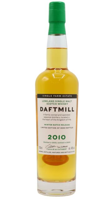 Daftmill - Winter Batch 2023 Release Single Malt Scotch 2010 12 year old Whisky