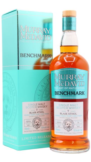Blair Athol - Murray McDavid Benchmark First Fill Murca Tawny Port 2015 7 year old Whisky (UK Exclusive)