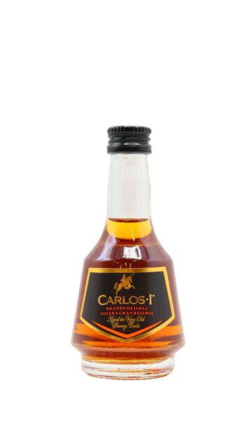 Carlos I - Solera Gran Reserva Brandy Glass Pack 100cl 40% ABV