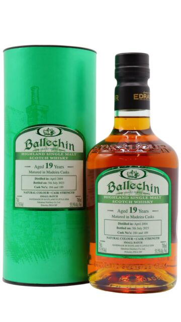 Ballechin - Small Batch Madeira Cask Finish Single Malt Scotch 19 year old Whisky