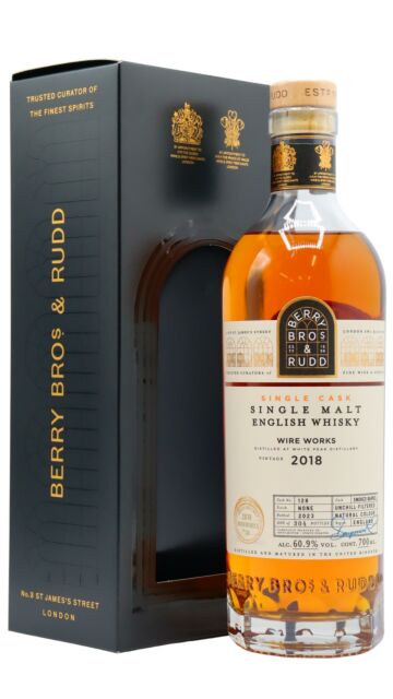 White Peak - Wire Works - Berry Bros & Rudd - Single Cask #128 2018 5 year old Whisky