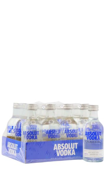 Absolut - Original Swedish Vodka Miniatures (12 x 5cl)