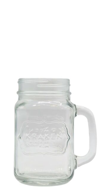 Kraken Mason Jar Glass